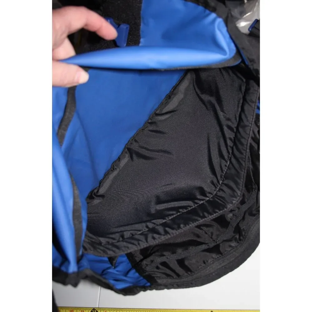 Timbuk2 Black Messenger Bag Blue Lining Adjustable Crossbody Strap